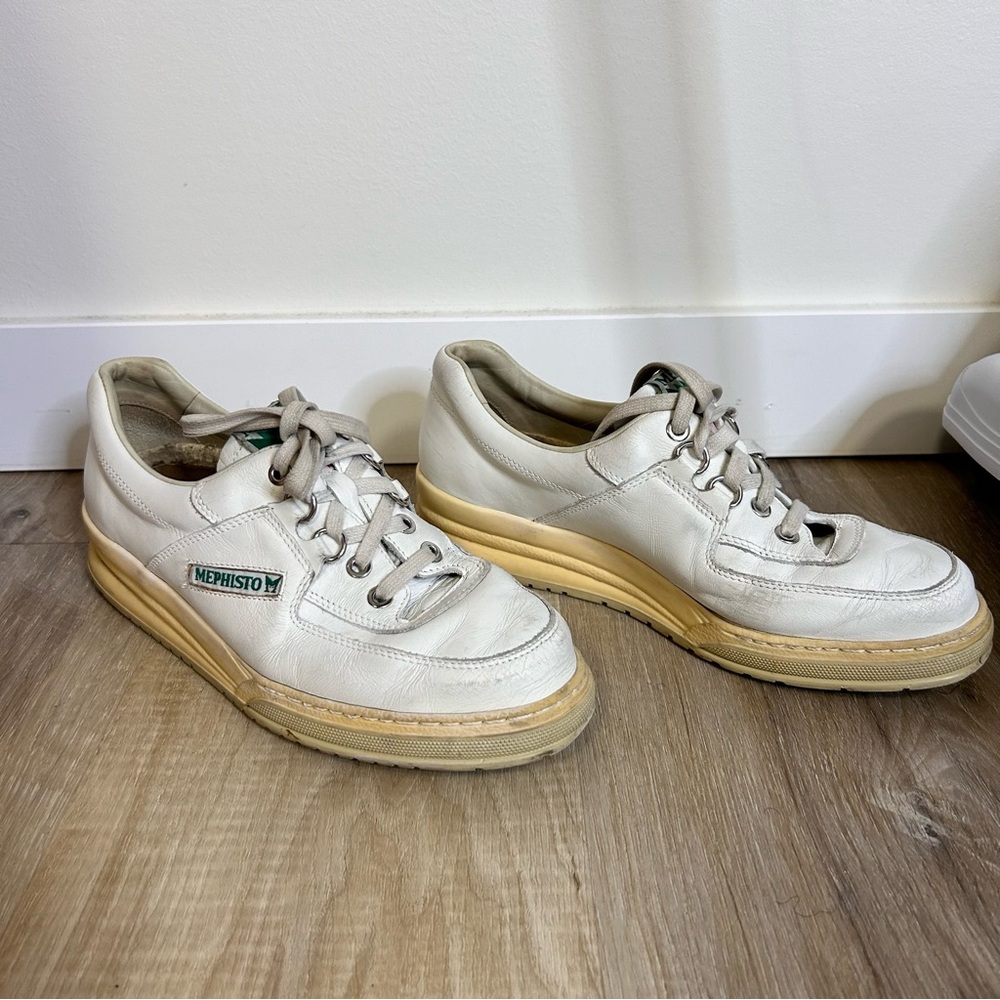◾️Mephisto Genuine Leather Match Run Off Air Jet System Sneaker